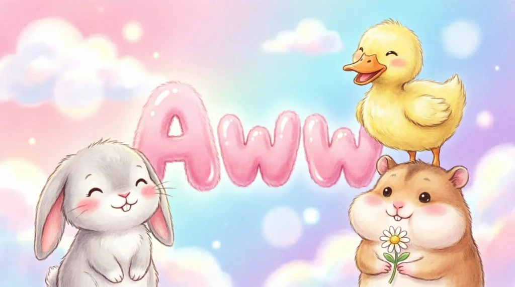 Where Is “Aww” Used?