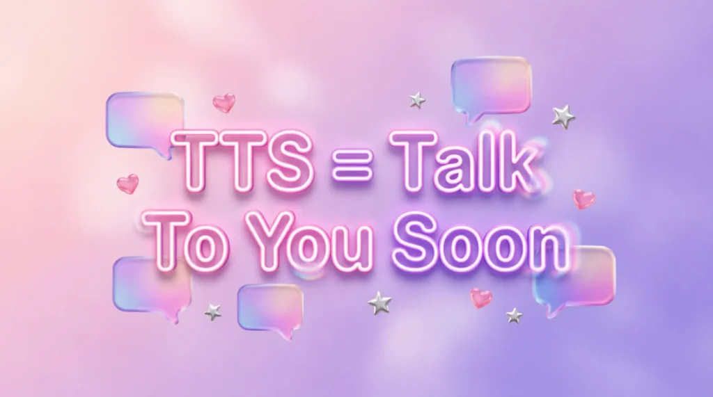 What Does TTS Mean?