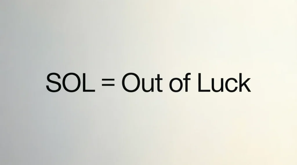 What Does Sol Meaning Mean?