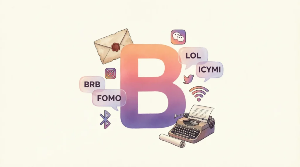 What Does B Meaning Mean?