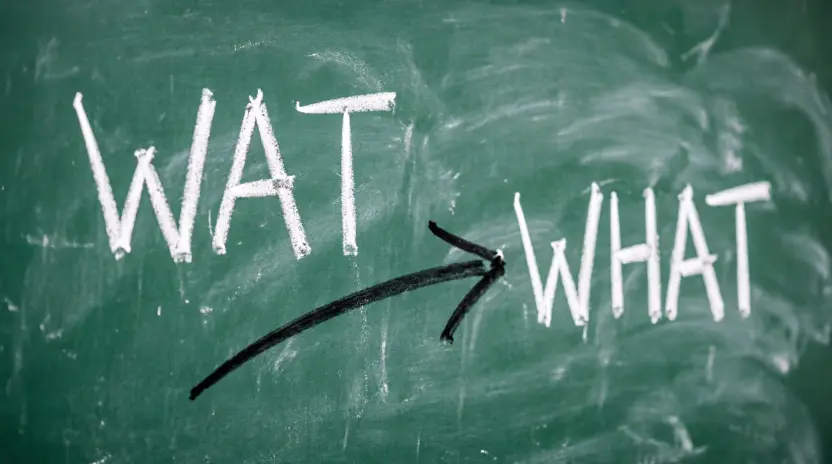 Why Do People Write “Wat” Instead of “What”?