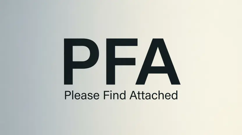 PFA Full Form at a Glance