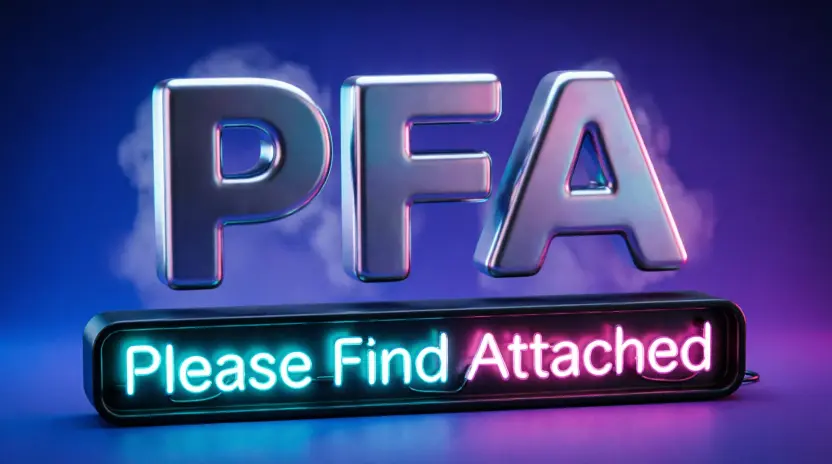 What Does “Please Find Attached” Mean?