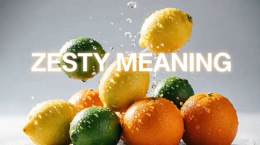 What Does zesty meaning Mean in Text? Real Meaning
