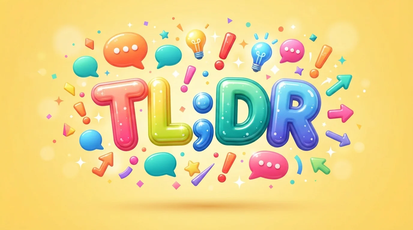 What Does TLDR Mean in Text? Real Meaning, Examples